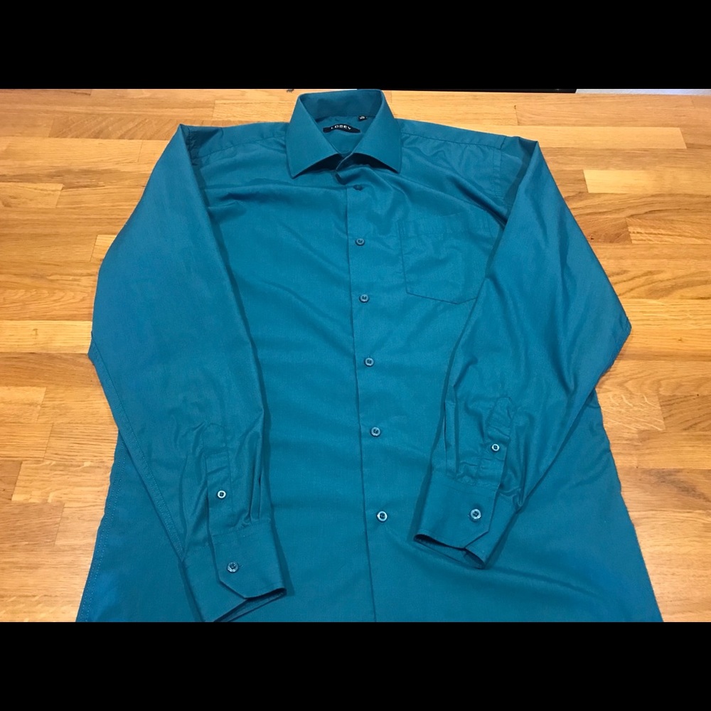 Bright Teal Dress Shirt